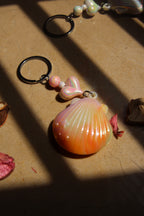 Sunset Shell Keychain