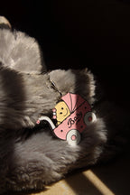 Pink Pram Baby Keychain