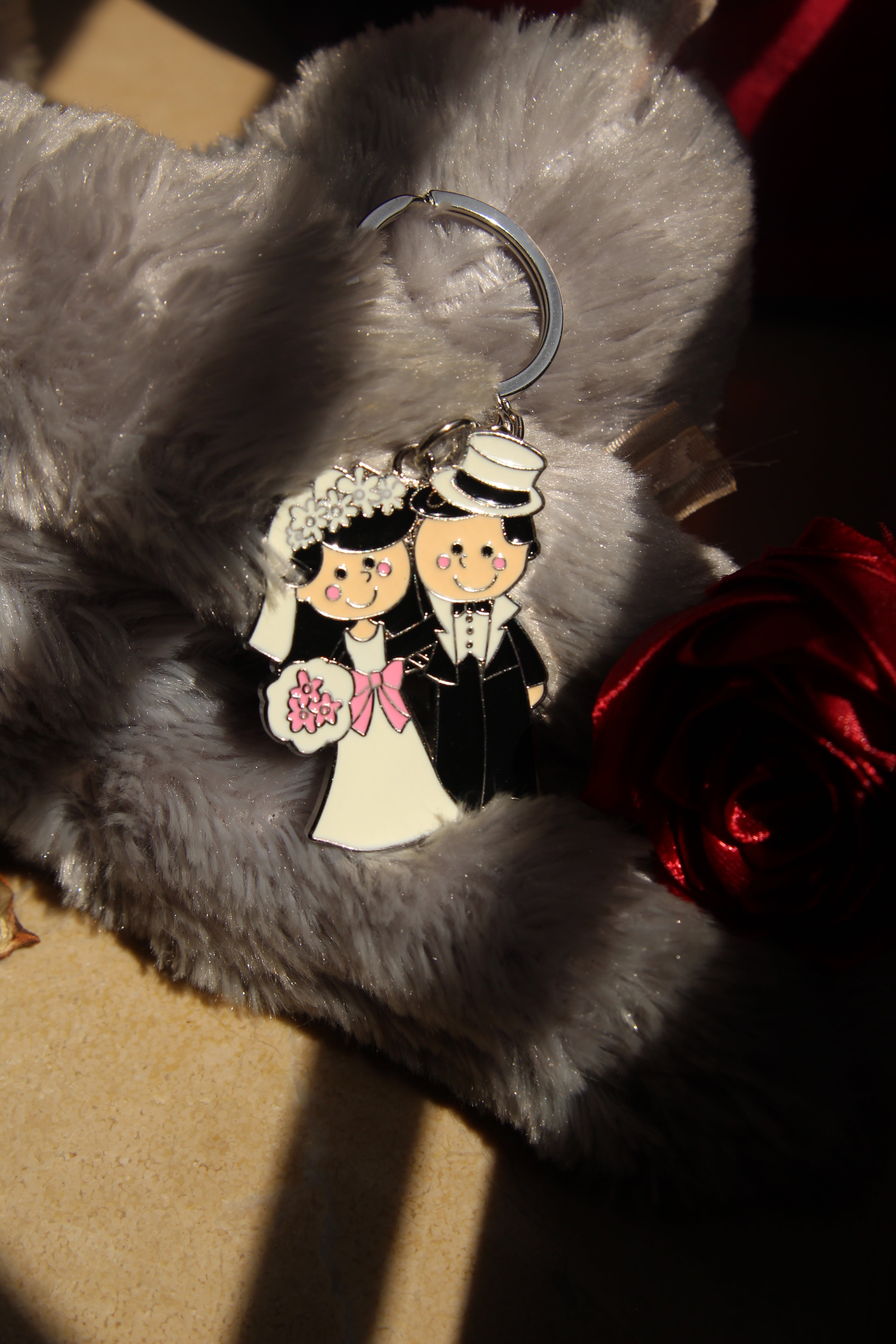 Wedding Couple Keychain