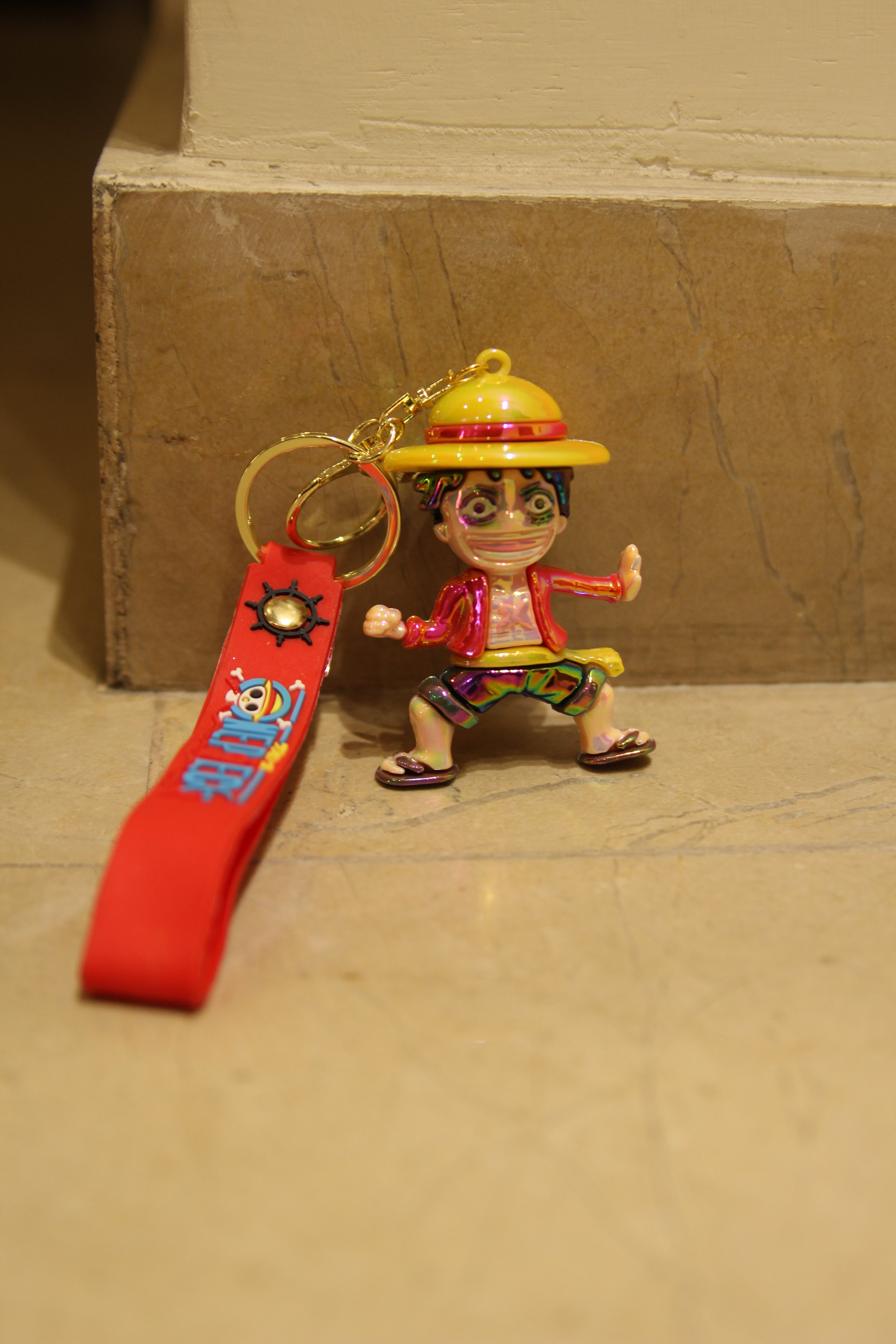 Monkey D. Luffy "King of Pirates" Keychain