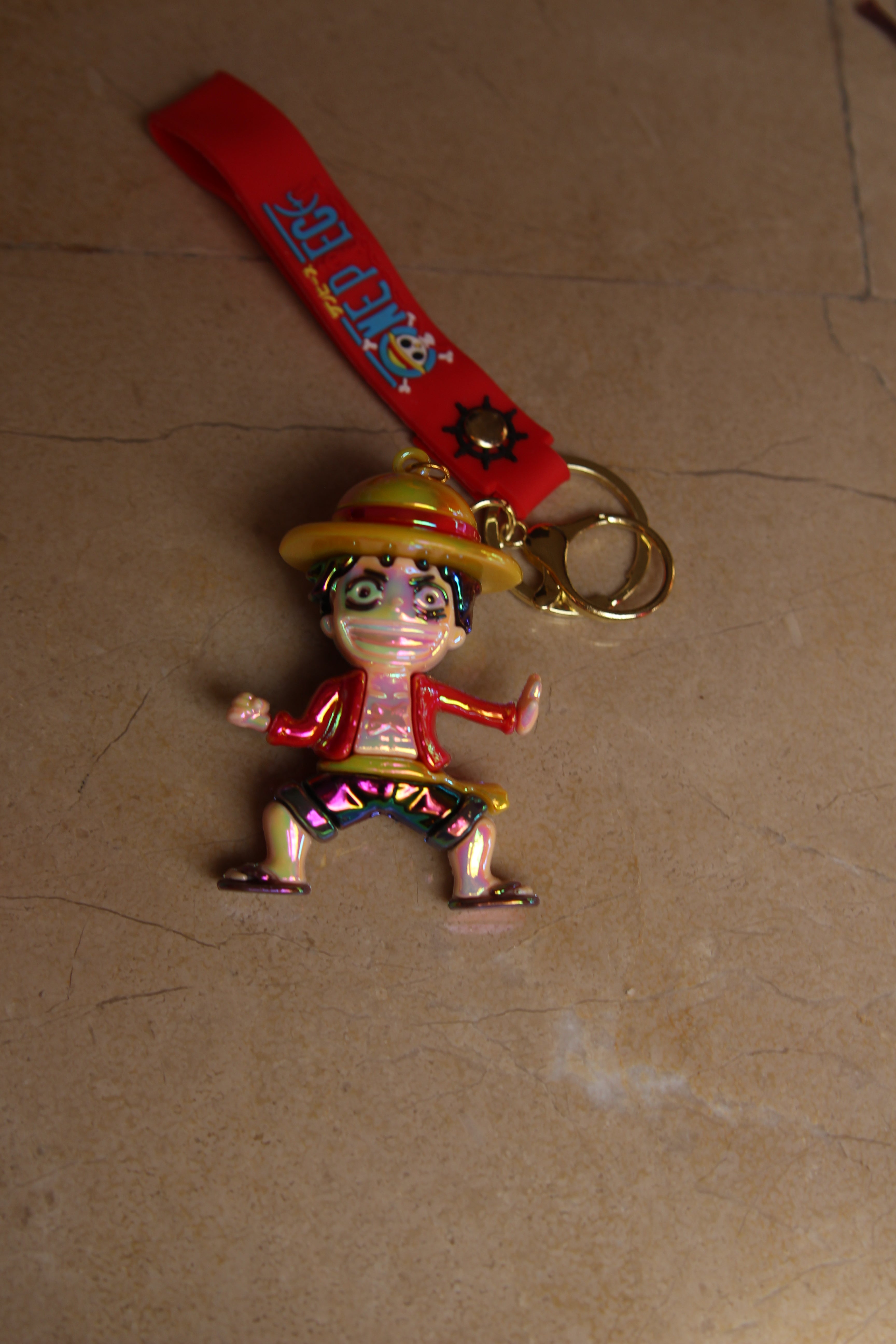 Monkey D. Luffy "King of Pirates" Keychain