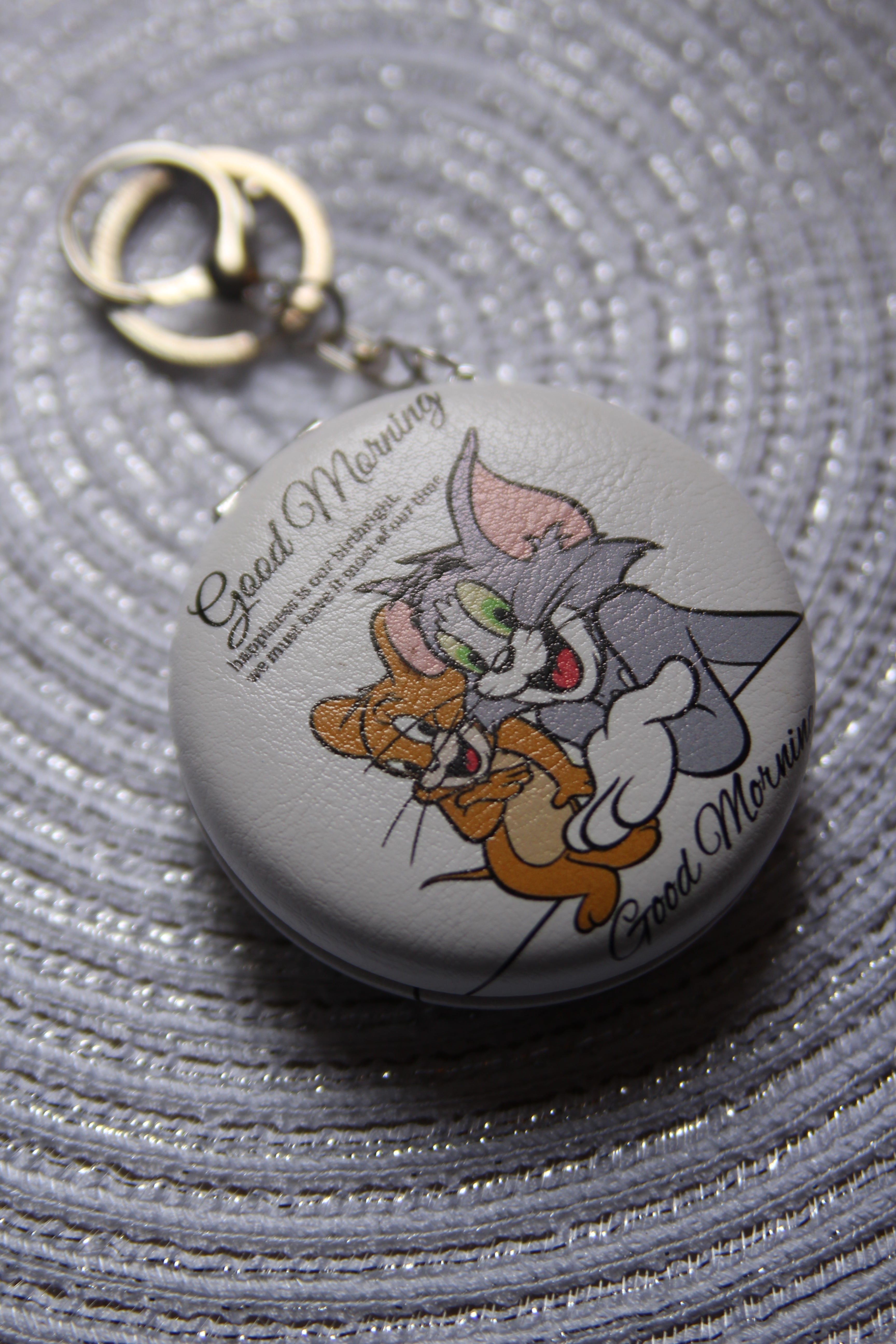 Tom & Jerry Mirror Keychain