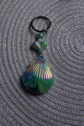 Ocean Mist Shell Keychain