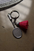 Shuttle & Racket Keychain