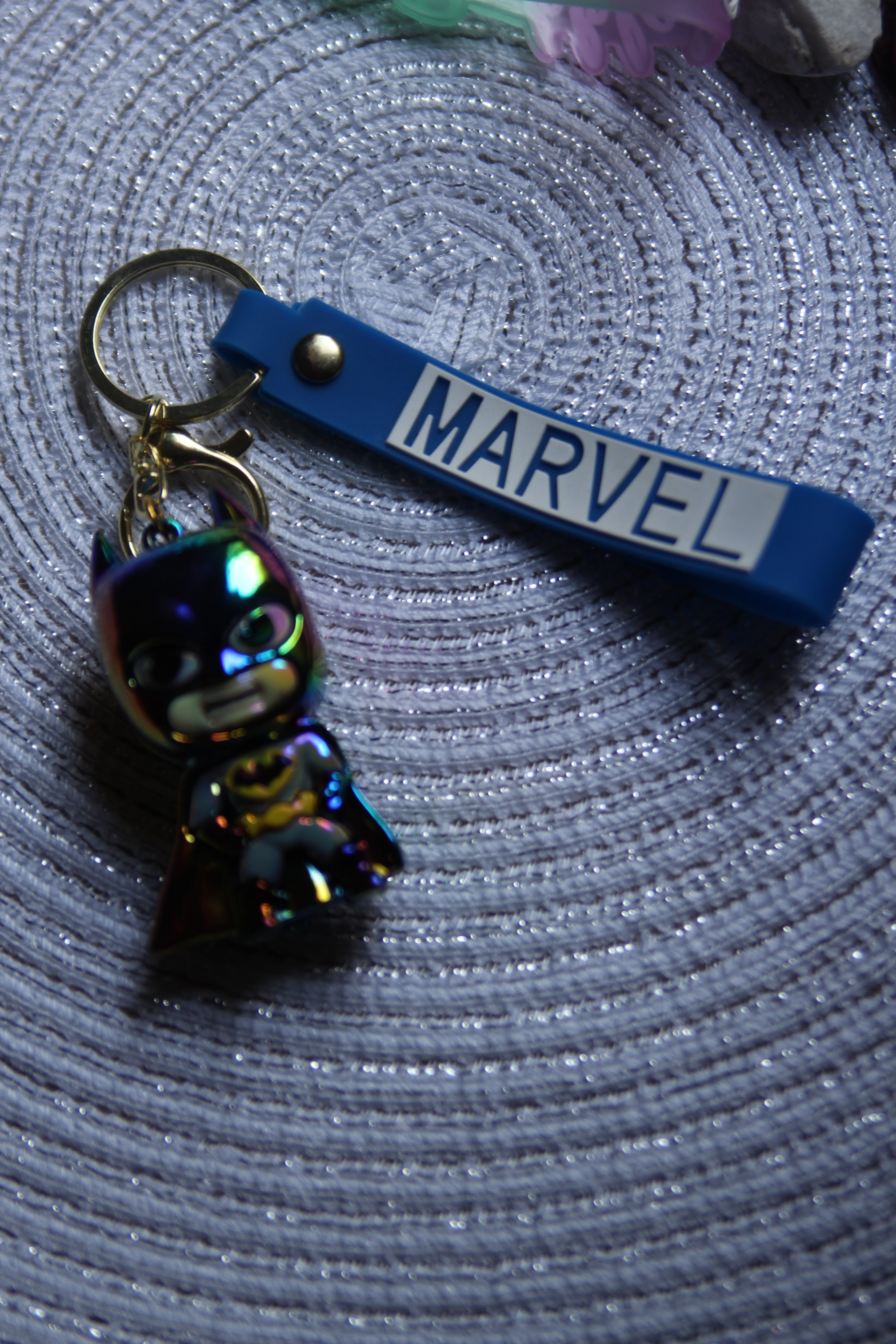 Black Batman Keychain – Dark Knight, Darker Style!