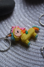 Lego Unicorn Keychain