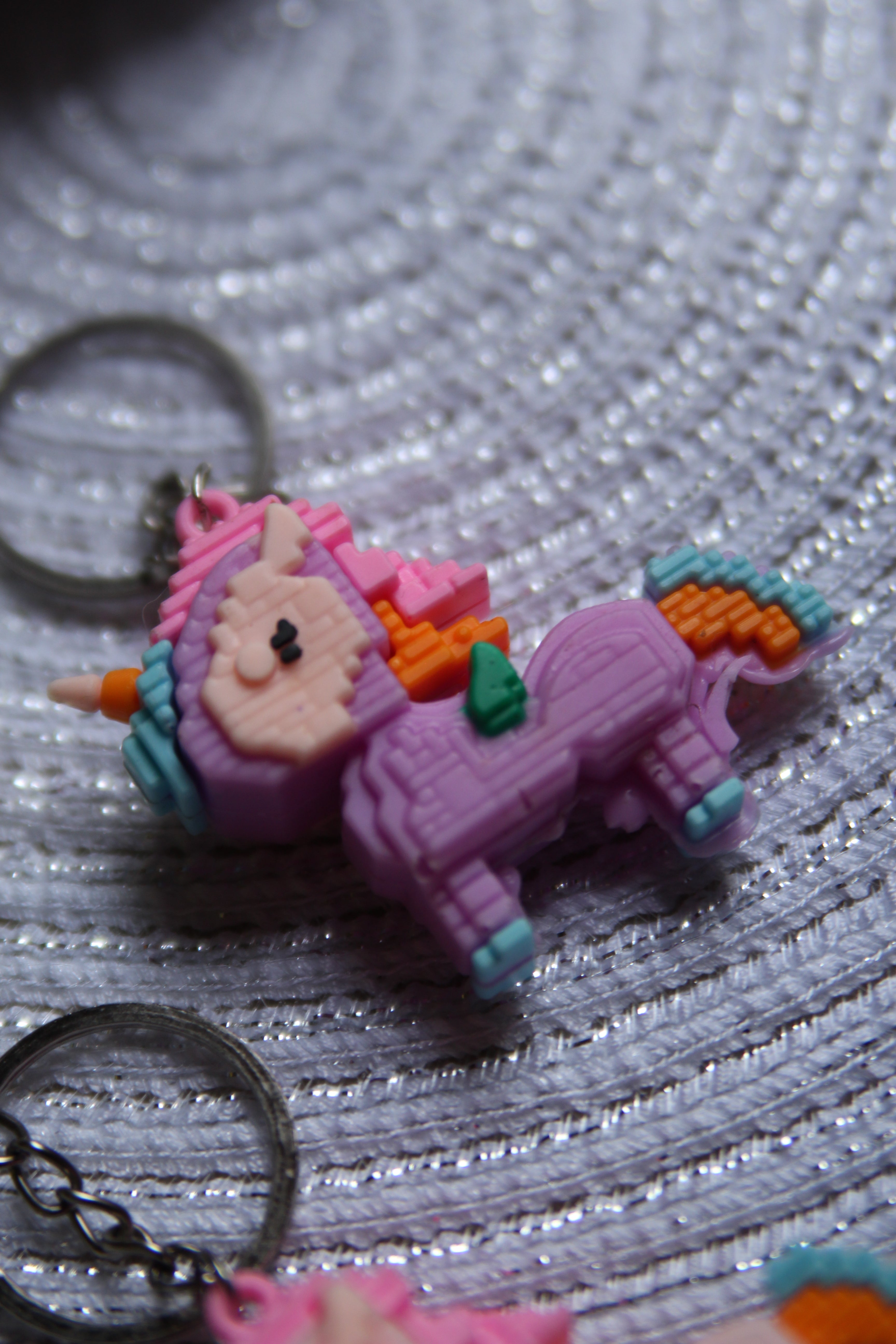 Lego Unicorn Keychain