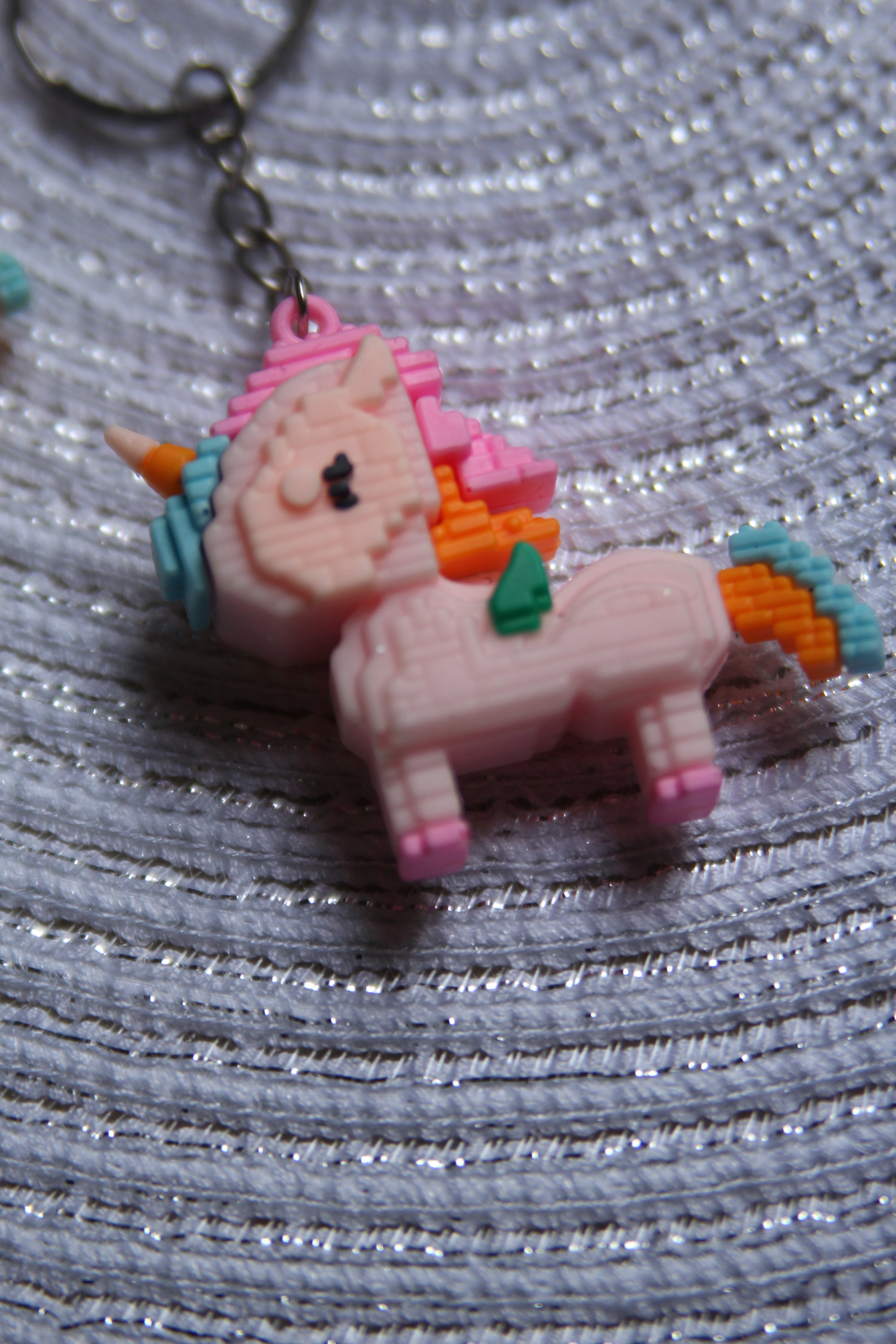 Lego Unicorn Keychain