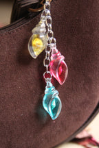 Triple Shell Keychain – Pastel Shores & Good Vibes!