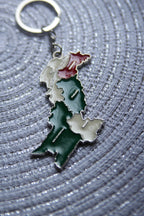 Pakistan Map Keychain – Carry Your Roots!
