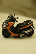 Orange & Black Bike Keychain – Ride in Style!