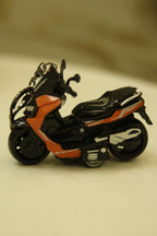 Orange & Black Bike Keychain – Ride in Style!
